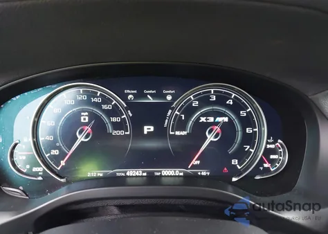 2020 BMW X3 M из США, поврежденный, VIN 5YMTS0C08L9B22490